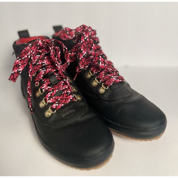 Keds Shoes - Keds Scout Boot III Waterproof Canvas Black Plaid Lined Ankle Boot Sz 8 Boho